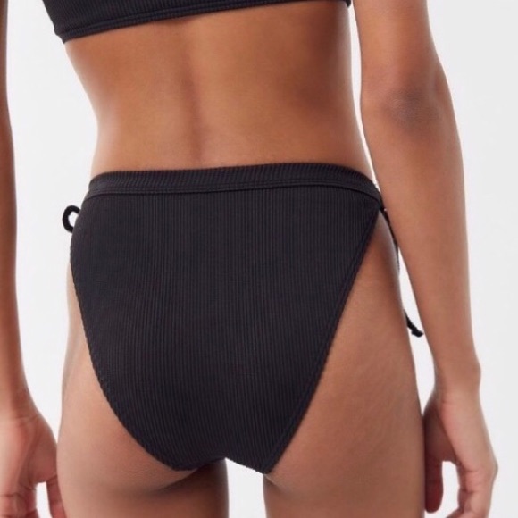 ✨🪩UO Out From Under Black High Leg Bikini Bottoms - Picture 3 of 10